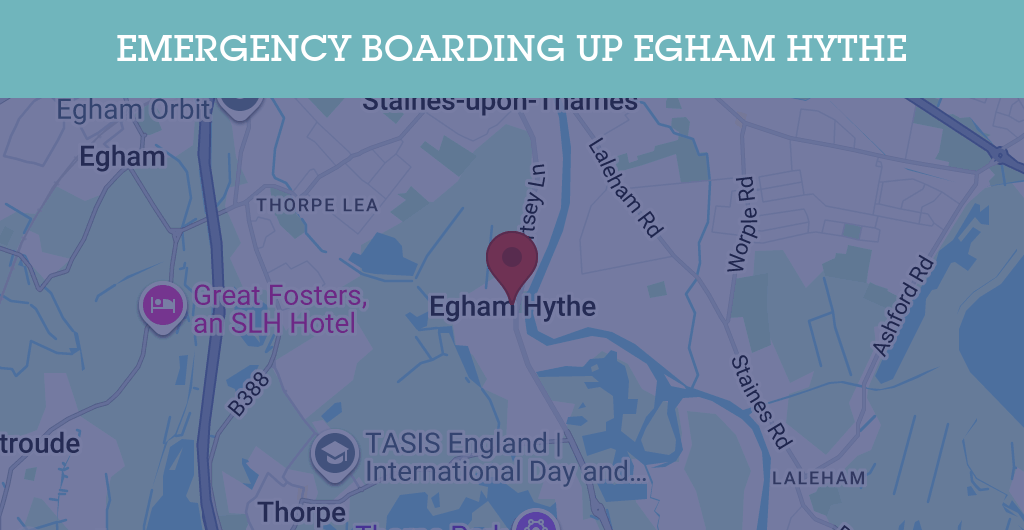 Emergency Boarding Up Services in Egham Hythe - TW postcode