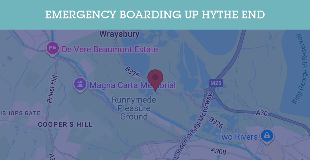 Emergency Boarding Up Services in Hythe End - TW postcode